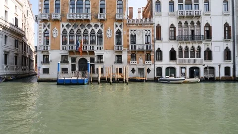 Venice panoramic view from the channel Stock Footage 115519450