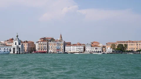 Venice panoramic view from the seaside Stock Footage 115518152