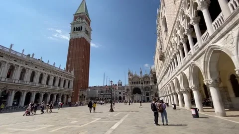 Venice - Piazza San Marco Stock Footage