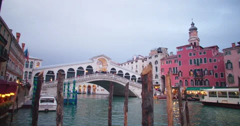 Venice Rialto Bridge Видео 228848976