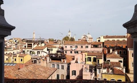 Venice roofs Stock Photos