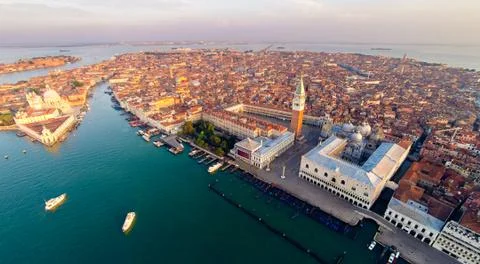 Venice With Saint Mark's Square 写真素材