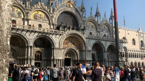 Venice: San Marco Square Video stock 95499231