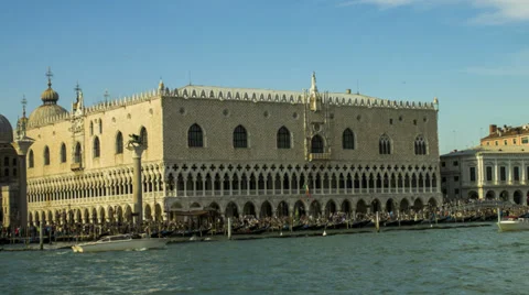 Venice St. Mark's square hyperlapse Vídeos de archivo 32141032