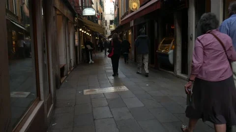 Venice Street Stock Footage 56916168