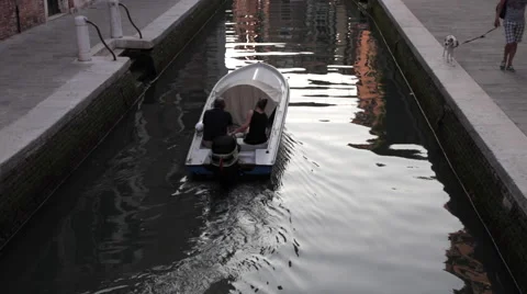 Venice Street Pan Stock Footage 65798077