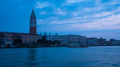 Venice at sunrise. Stock Footage 87822256