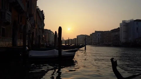 Venice Sunrise Stock Footage 115716676
