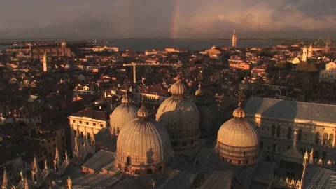 Venice at sunset Stock Footage 155017419