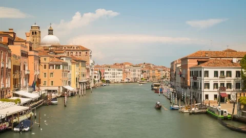 Venice timelapse Stockbeeldmateriaal 121064726