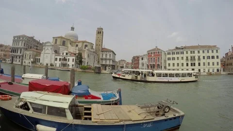 Venice in Timelapse - This is a time lapse video of the city Venice in Italy Stock Footage 123123112