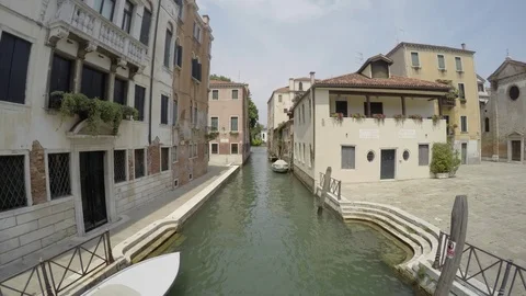 Venice in Timelapse - This is a time lapse video of the city Venice in Italy Stock Footage 123123164