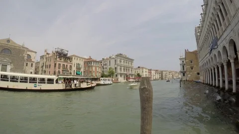 Venice in Timelapse - This is a time lapse video of the city Venice in Italy Stock Footage 123123252