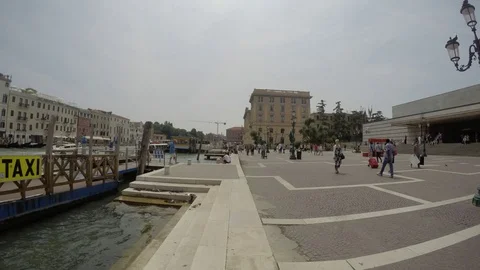 Venice in Timelapse - This is a time lapse video of the city Venice in Italy Stock Footage 123123295