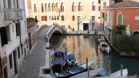 Venice from the Top of a Balcony Video stock 89775947