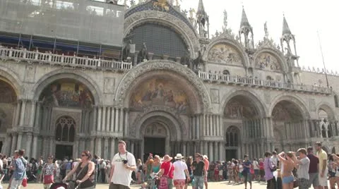 Venice Tourist Timelapse Stock Footage 12059093