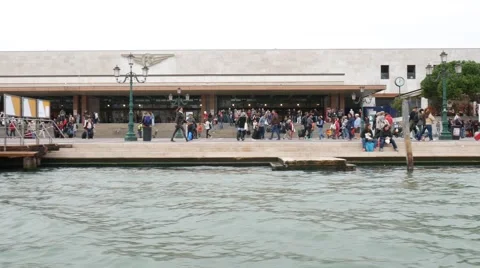 Venice Train Station Stock Footage 56840062