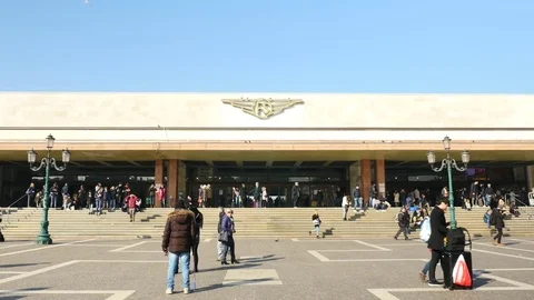 Venice train Station. Video stock 72624260