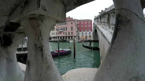 Venice View Of The Big River Canal Stock Footage 101303860