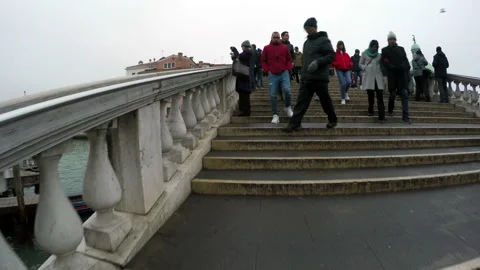 Venice View Of The Bridge Stock Footage 101300800
