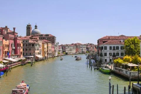 Venice, view from the bridge Stock Photos