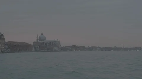 Venice view from the ship Stockbeeldmateriaal 103436757