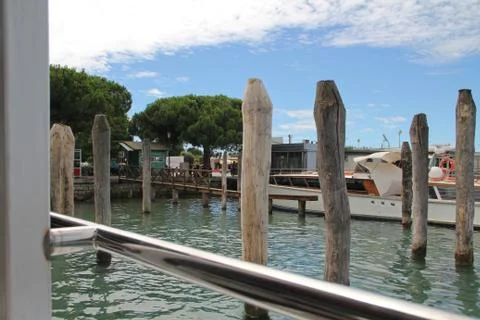 Venice, view from side of the lagoon. Stock Photos