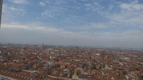 Venice view from St Marks Campanile 00038 Stock Footage 90867137