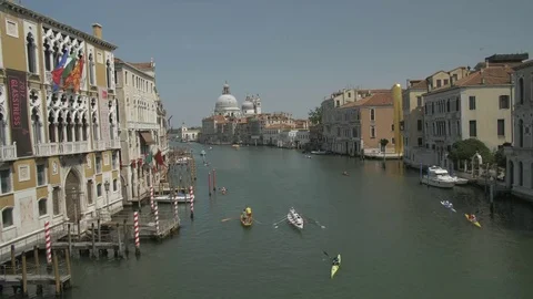 Venice Vogalonga - Timelapse Stock Footage 84028557