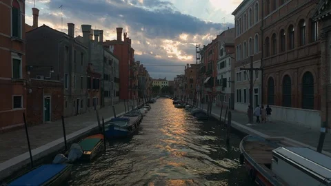 Venice waterway Stock Footage 96773759