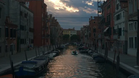 Venice waterway Stock Footage 96773997