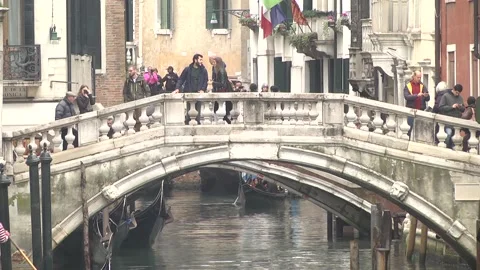 Venice at winter Video stock 93782750