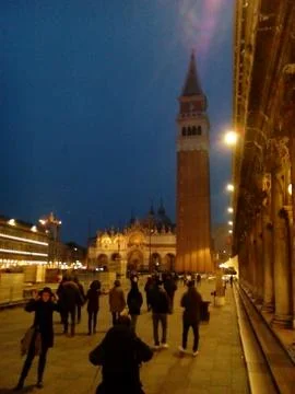 Venice in winter Stock Photos