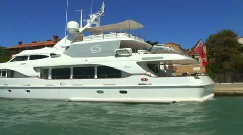 Venice yachts Stock Footage 14192658