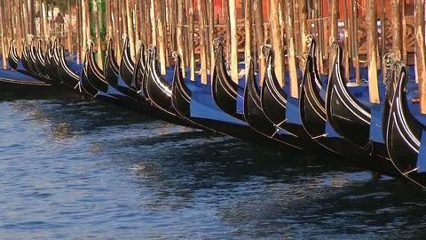 Veniceboats14.0 Stock Footage 90022055