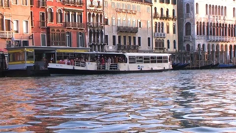 Veniceboats15.2 Stock Footage 90084910