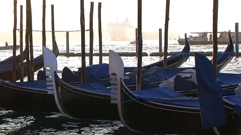 Veniceboats26.0 Stock Footage 90022128