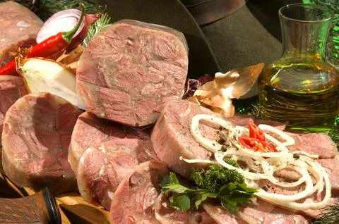 The venison headcheese Stock Photos