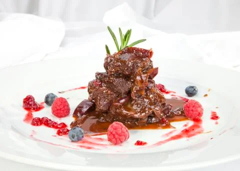Venison ragout 스톡 사진