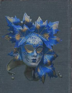 Venitian mask Stock Illustration