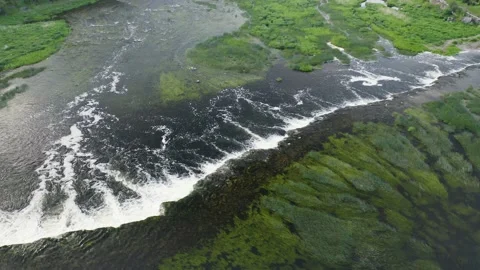 Venta Rapid or Ventas Rumba waterfall the widest waterfall 動画素材 209616972