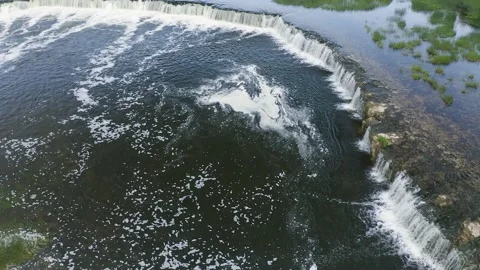 Venta river waterfall the widest waterfall in Europe 動画素材 209615021