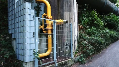 Ventil und Rohr Stockbeeldmateriaal 95204540