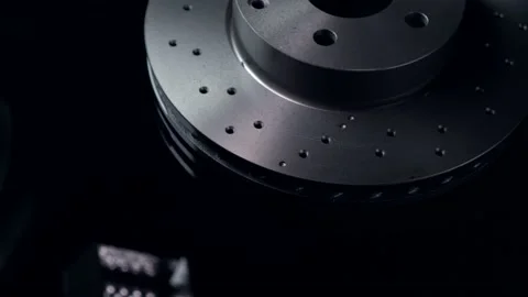 Ventilated brake discs Stock Footage 157972628