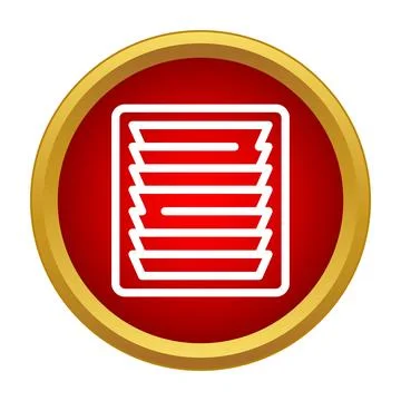 Ventilation duct or air conditioner vent icon Illustrazione stock