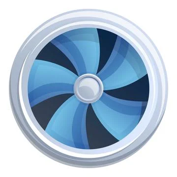 Ventilation grate icon, cartoon style Ilustración de archivo