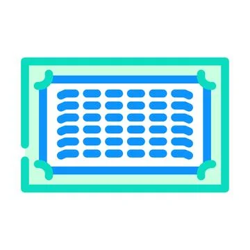 Ventilation grille color icon vector illustration Ilustración de archivo