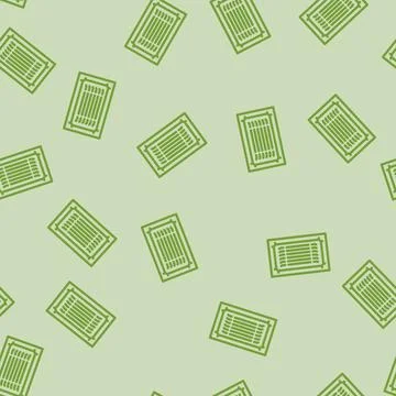 Ventilation grille line vector seamless pattern Illustrazione stock