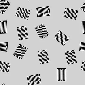 Ventilation grille vector seamless pattern Ilustración de archivo