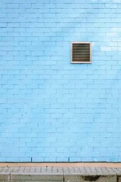 Ventilation grille on the wall Stock Photos